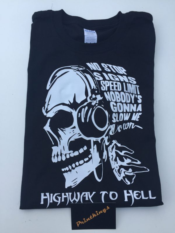 highway to hell tshirt
